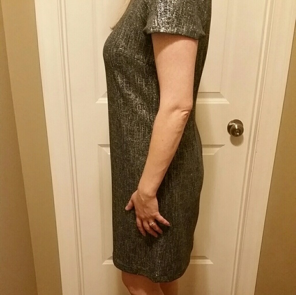 Tommy Hilfiger blue sparkly cap-sleeved dress - Picture 4 of 6